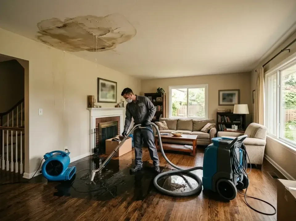 attic-pipe-burst-ceiling-drip-008 — frequently asked questions, Water Damage Restoration & Carpet Care in Hillsboro, MO